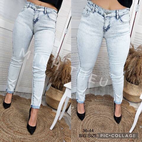 Jeansy damskie 9186 1 kolor 36-44