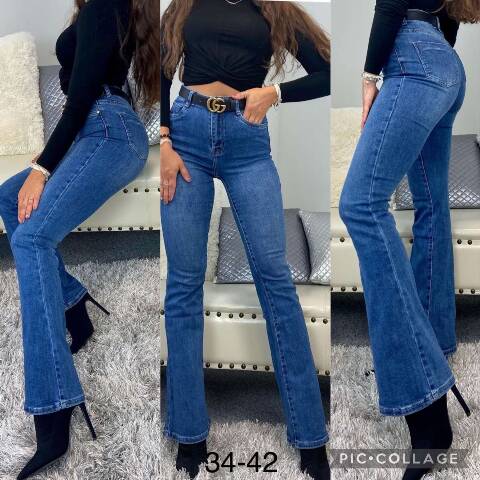 Jeansy damskie 9190 1 kolor 34-42 1