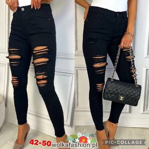 Jeansy damskie 9194 1 kolor 42-50
