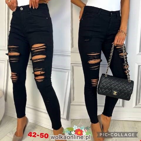 Jeansy damskie 9194 1 kolor 42-50