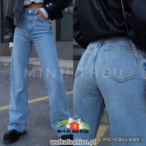 Jeansy damskie 9203 1 kolor M-3XL