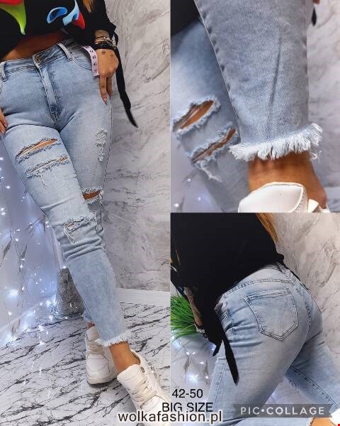 Jeansy damskie 9211 1 kolor 42-50