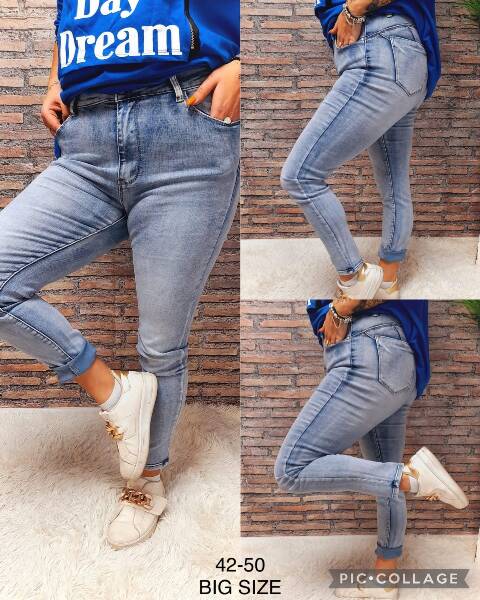 Jeansy damskie 9213 1 kolor 42-50