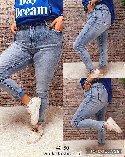 Jeansy damskie 9213 1 kolor 42-50