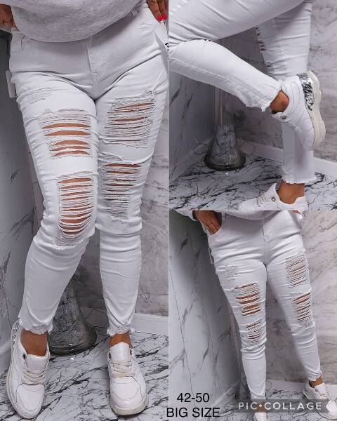 Jeansy damskie 9222 1 kolor 42-50