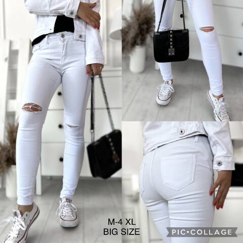 Jeansy damskie 9225 1 kolor M-4XL 1