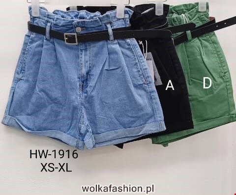 Szorty jeansowe damskie 9233 1 kolor 34-42