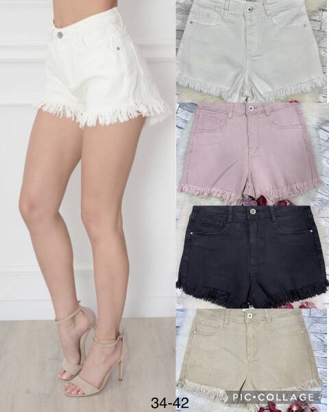 Szorty jeansowe damskie 9235 1 kolor 34-42