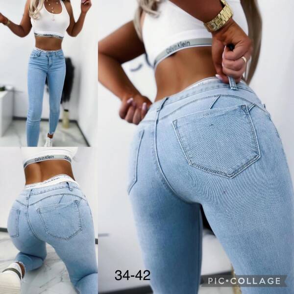 Jeansy damskie 9435 1 kolor 34-42 1