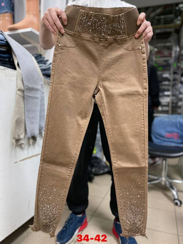 Jeansy damskie 9439 1 kolor 34-42