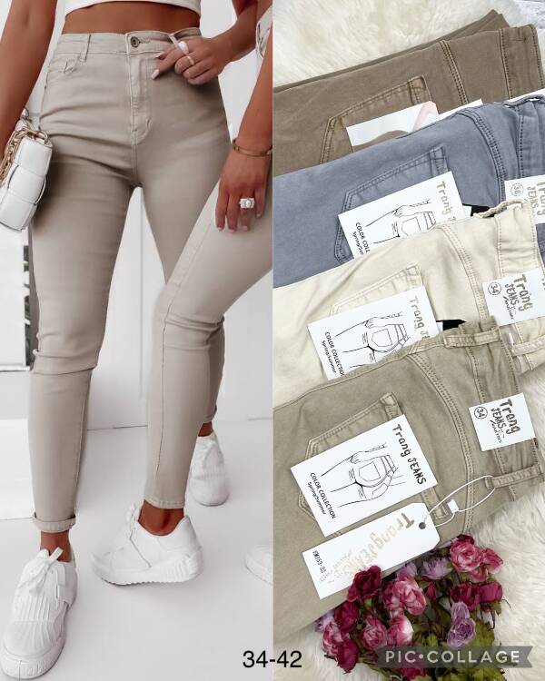 Jeansy damskie 9442 1 kolor 34-42 1