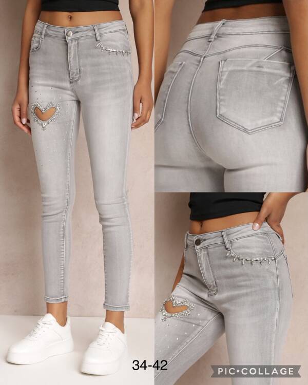 Jeansy damskie 9452 1 kolor 34-42 1