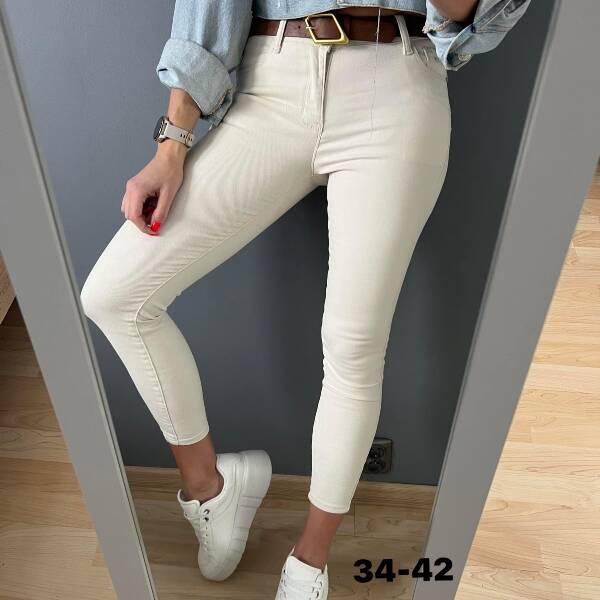Jeansy damskie 9453 1 kolor 34-42