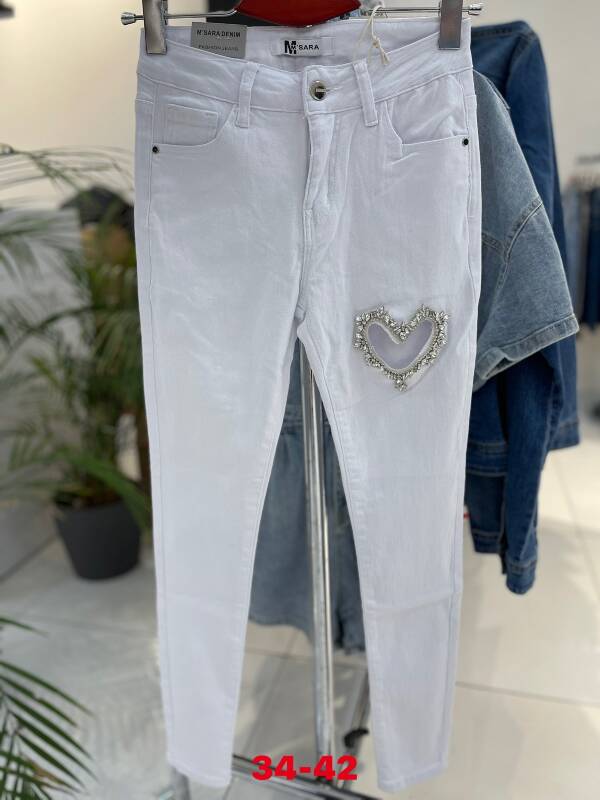 Jeansy damskie 9459 1 kolor 34-42 1
