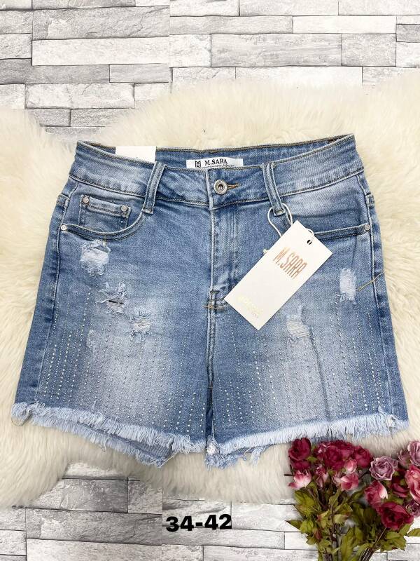 Szorty jeansowe damskie 9467 1 kolor 34-42