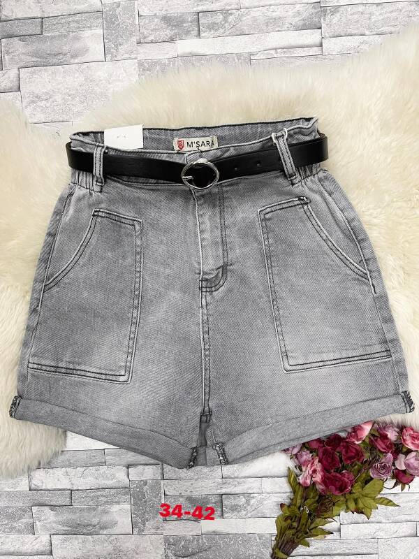 Szorty jeansowe damskie 9472 1 kolor 34-42 1