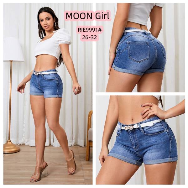 Szorty jeansowe damskie 9474 1 kolor 26-32 1