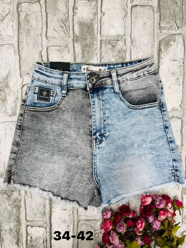 Szorty jeansowe damskie 9478 1 kolor 34-42 1