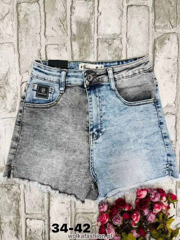 Szorty jeansowe damskie 9478 1 kolor 34-42