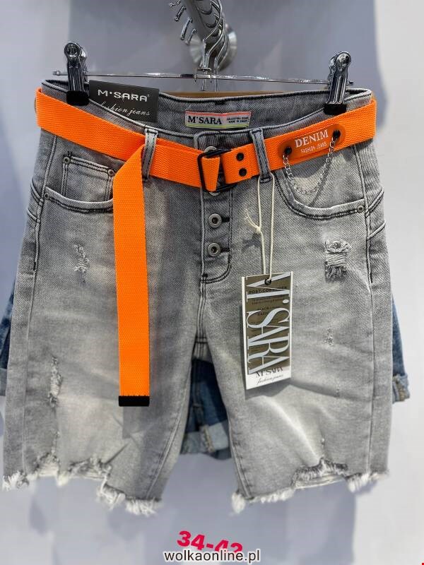 Spodenki jeansowe damskie 9485 1 kolor 34-42