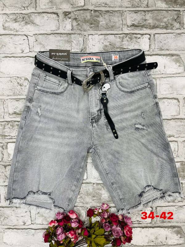 Spodenki jeansowe damskie 9488 1 kolor 34-42