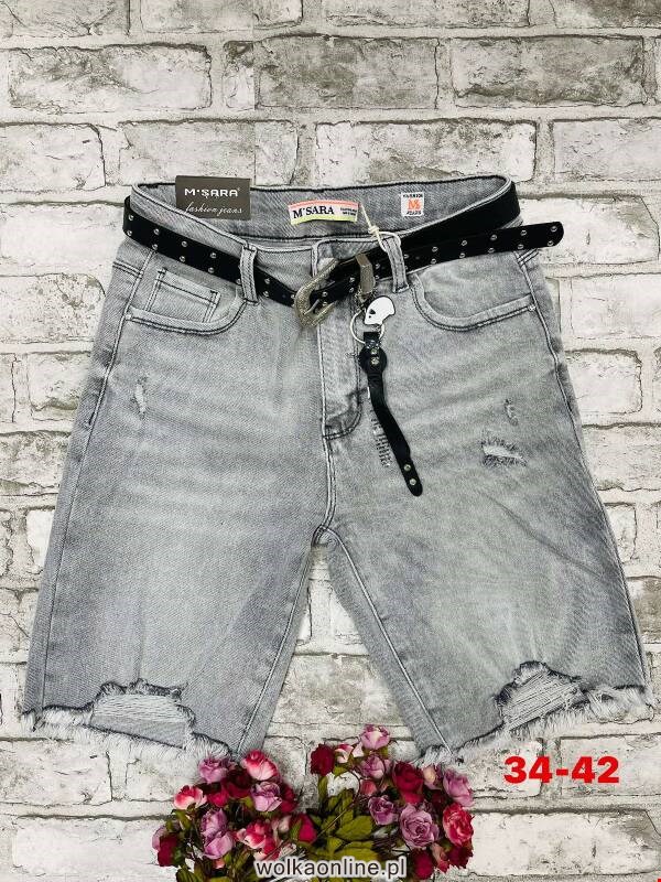 Spodenki jeansowe damskie 9488 1 kolor 34-42