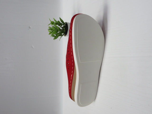 Klapki Damskie N22-885 RED 36-41 2