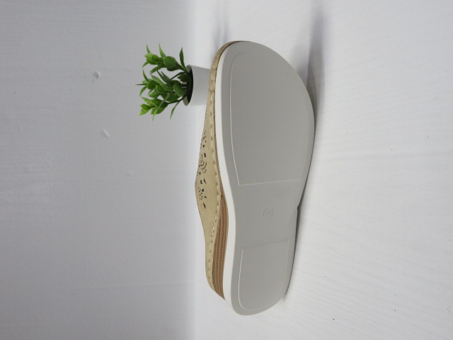 Klapki Damskie N22-885 BEIGE 36-41 2