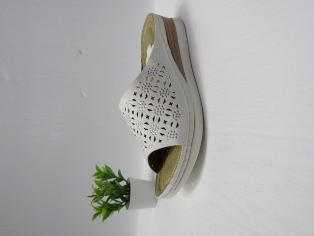 Klapki Damskie N22-885 WHITE 36-41