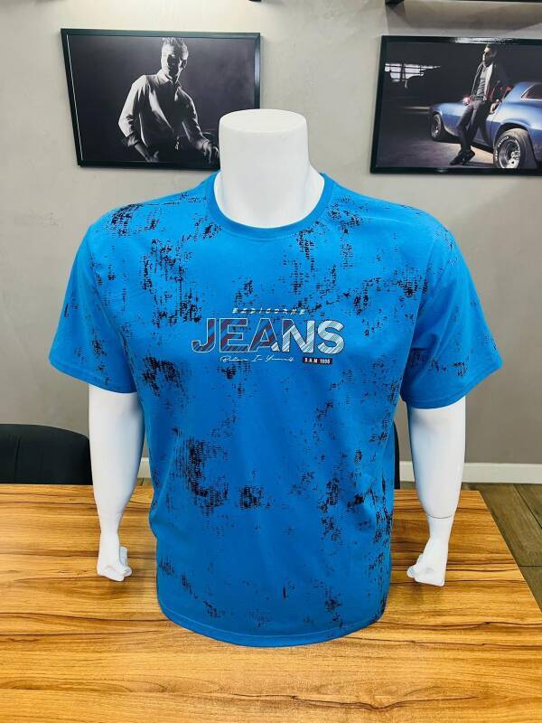 Bluzka męska 9744 Mix kolor 3XL-6XL (towar tureckie) 1