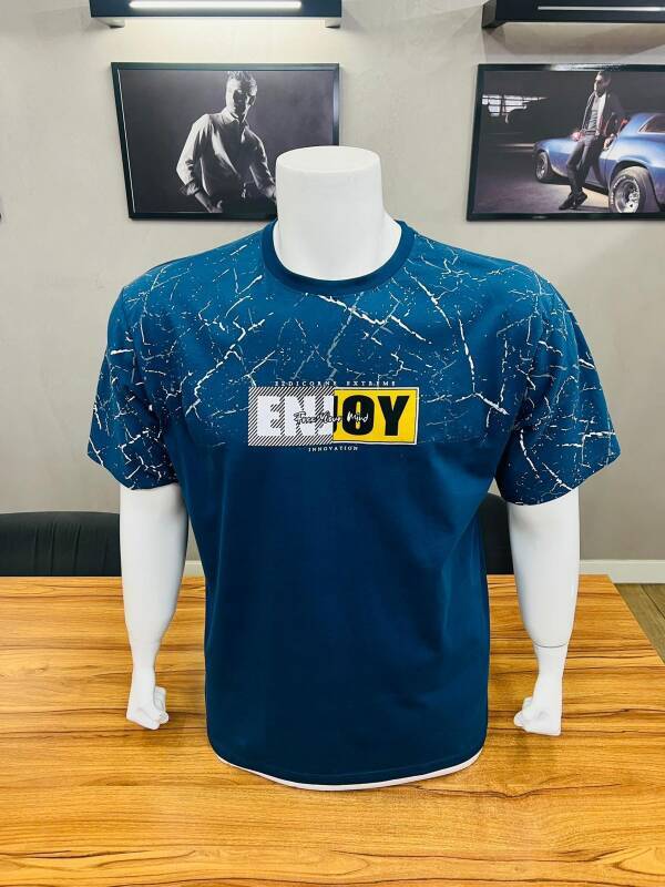 Bluzka męska 9745 Mix kolor 3XL-6XL (towar tureckie) 1