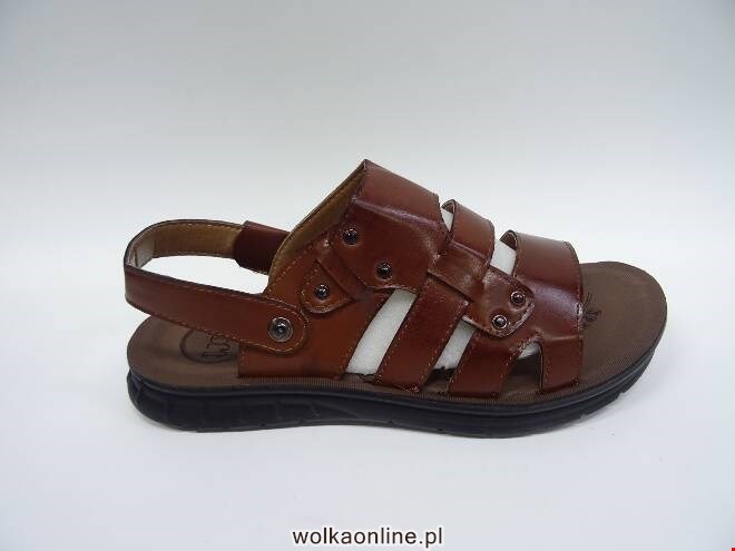 Sandały Męskie F208 BROWN 40-45