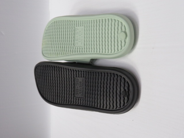 Klapki Damskie F-311-1 BLACK/DK.BLUE/ROSE/MIT-GREEN 36-41 2