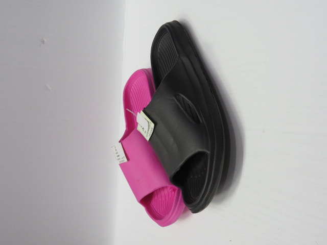 Klapki Damskie F-1033-1 BLACK/DK.BLUE/ROSE/MIT-GREEN 36-41