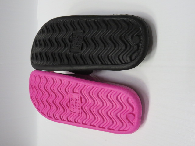 Klapki Damskie F-1033-1 BLACK/DK.BLUE/ROSE/MIT-GREEN 36-41 2