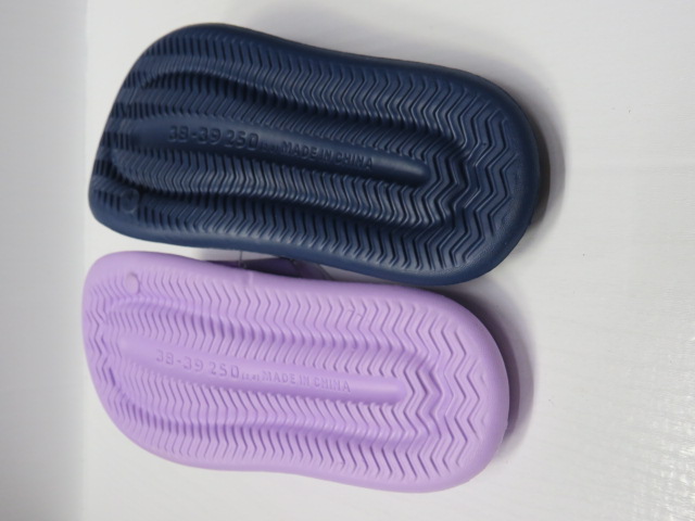 Klapki Damskie F-910D PINK/PURPLE/WHITE/BLACK/GRAGREEN/DK.BLUE 36-41 2