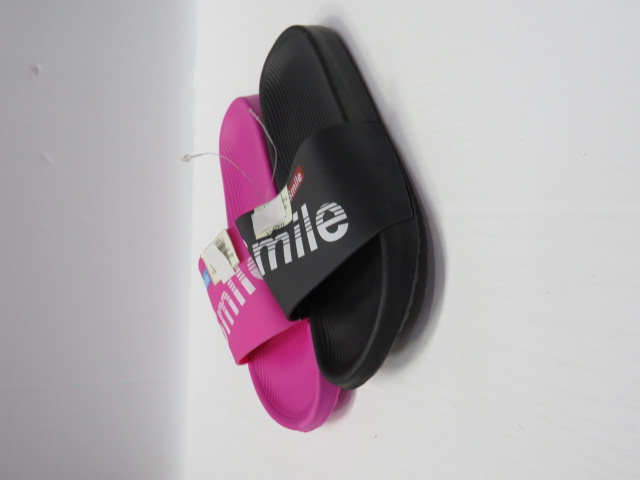 Klapki Damskie F-698 BLACK/NAVY/GREEN/FUXIA 36-41