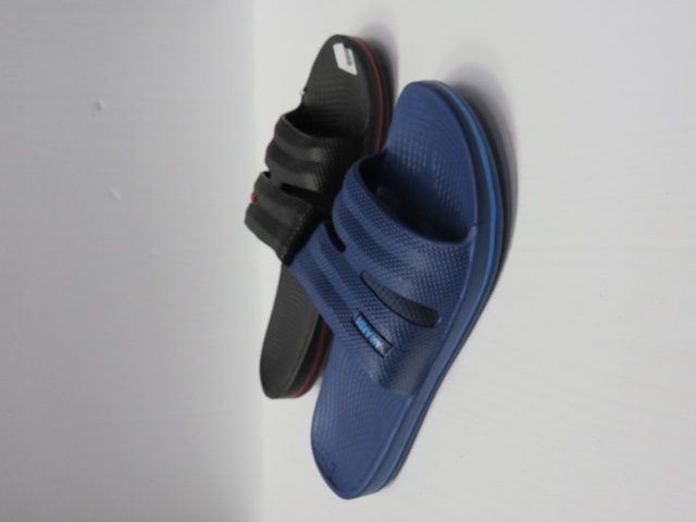 Klapki Męskie M8809 BLACK/D.GREY/NAVY 40-45 1