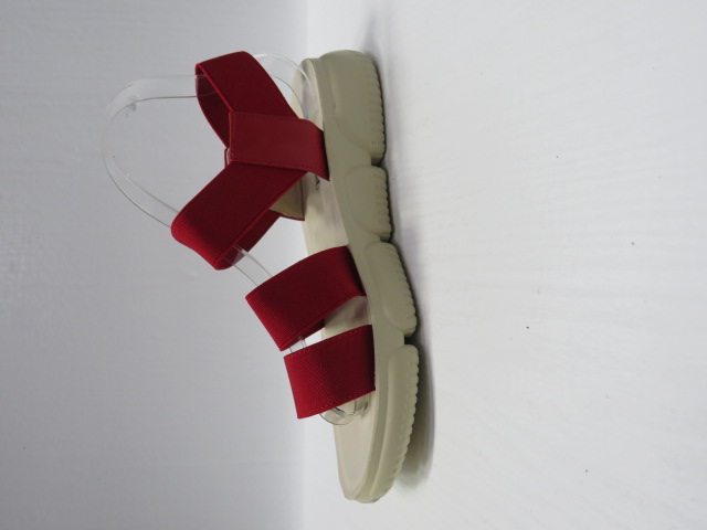 Sandały damskie CC2221-6 RED 36-42 1