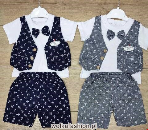 Komplet chłopięcy 0961 Mix kolor 6-24m (Towar Tureckie) 1