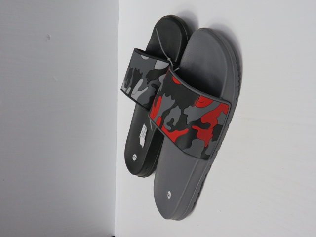 Klapki Męskie 18235 BLACK/RO/GREY 40-45 1