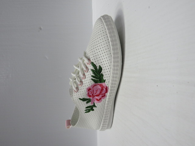 Trampki damskie 101-4 WHITE/PINK 36-41