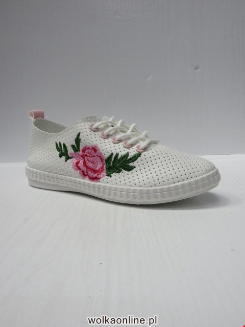 Trampki damskie 101-4 WHITE/PINK 36-41