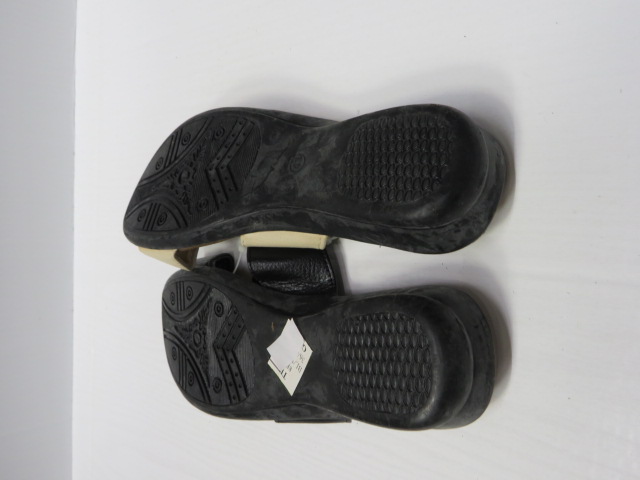 Klapki Damskie 8801 BLACK/WHITE/BEIGE 36-41 2