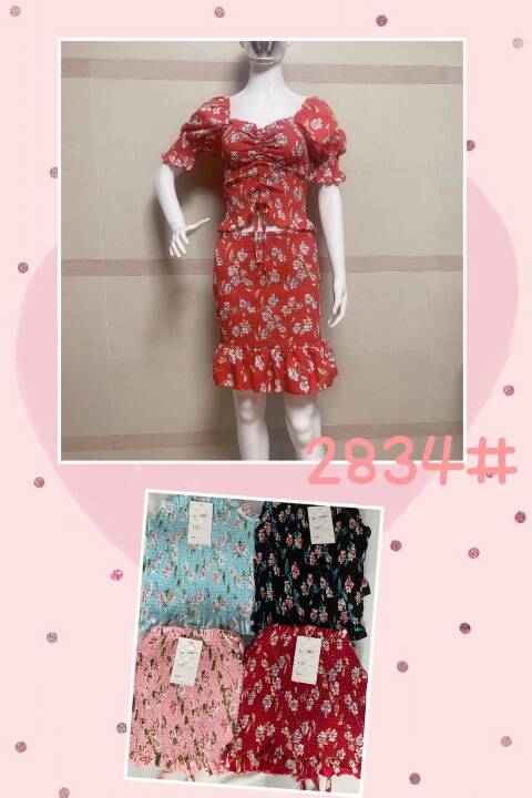 Komplet damskie 2834 Mix kolor M-2XL 1