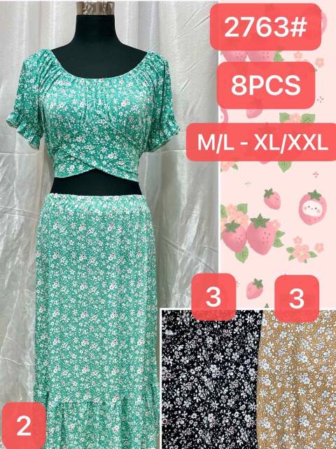 Komplet damskie 2763 Mix kolor M-2XL 1