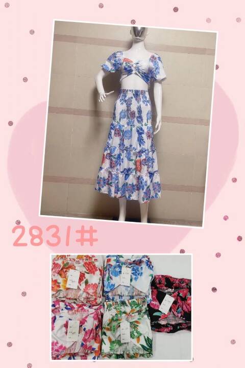 Komplet damskie 2831 Mix kolor M-2XL