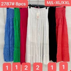 Spódnice damskie 2787 Mix kolor M-2XL