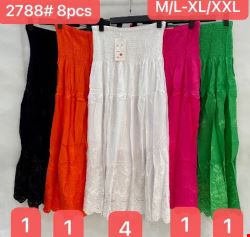 Spódnice damskie 2788 Mix kolor M-2XL