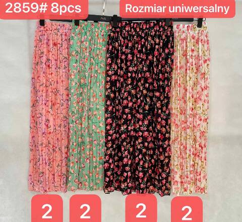 Spódnice damskie 2859 Mix kolor Standard